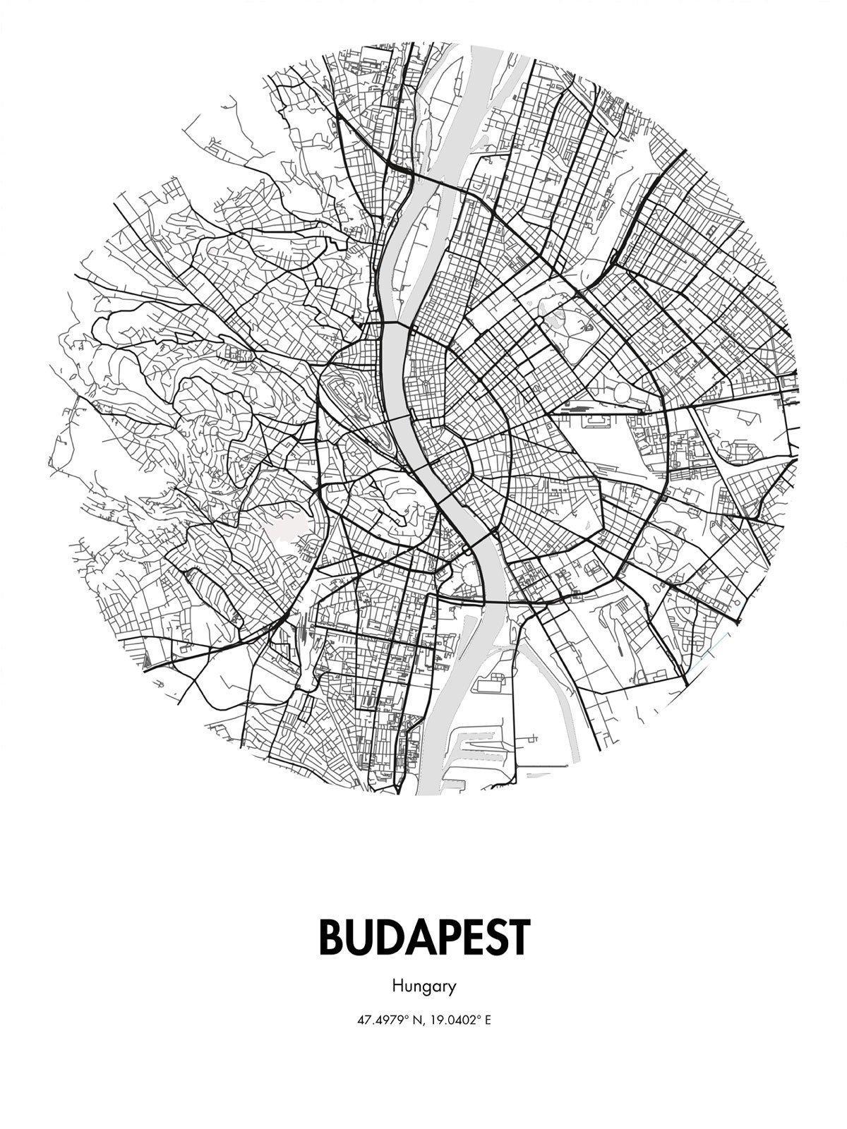 نقشہ بوڈاپیسٹ کے اسٹریٹ آرٹ