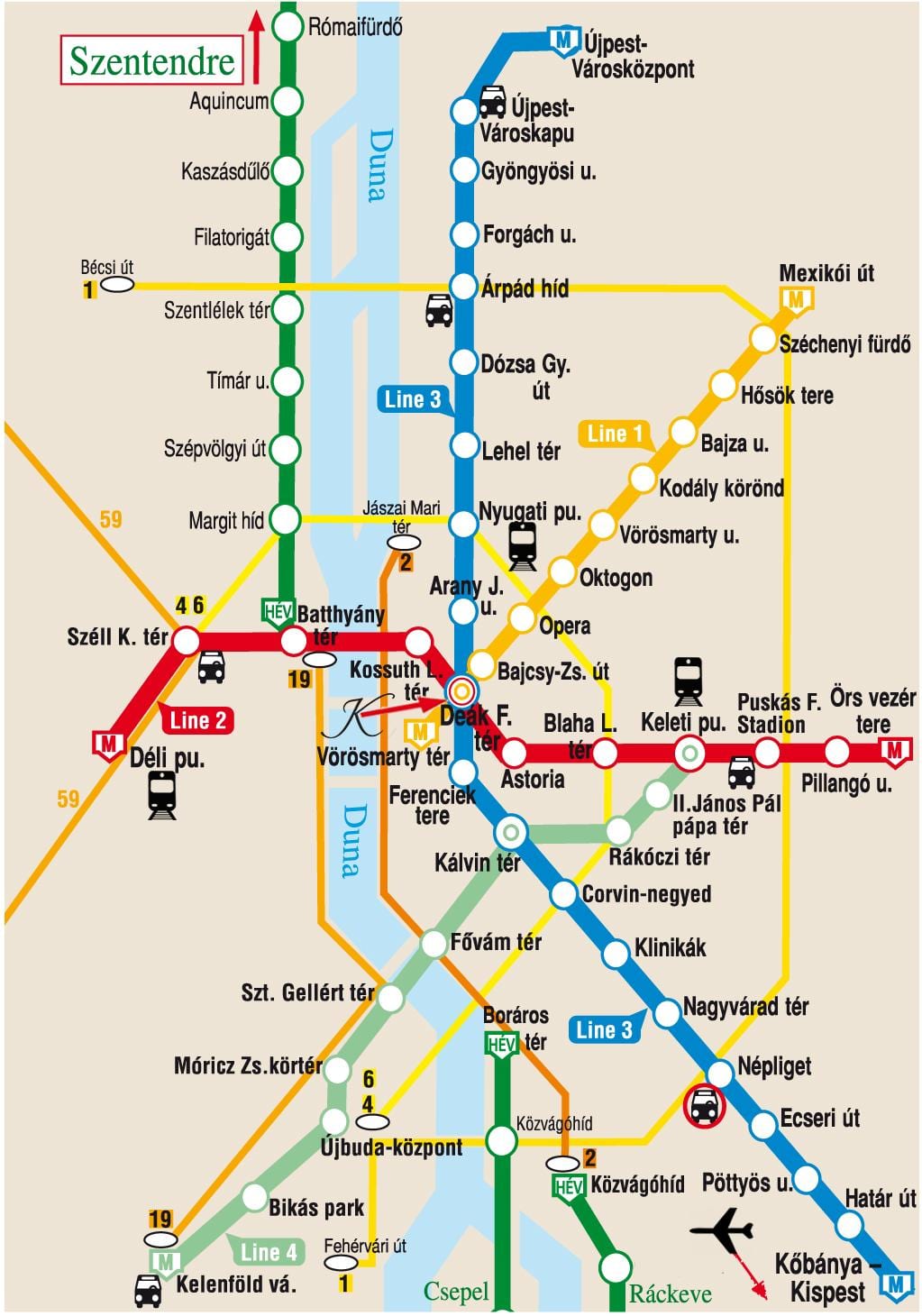 keleti اسٹیشن بڈاپسٹ نقشہ