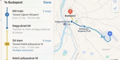 بڈاپسٹ kelenfold ٹرین اسٹیشن کا نقشہ