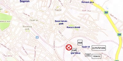 نقشہ کے lidl بڈاپسٹ